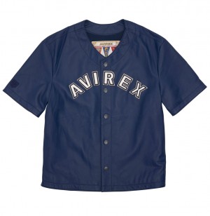 Avirex Game Day Nappa Leather Jersey Tees Uomo Colorate | NILUHCK-63