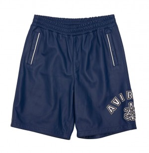 Avirex Game Day Nappa Leather Short Pantaloncini Uomo Colorate | POUKTGC-73
