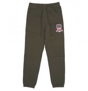Avirex Icon Jogger Pantaloni Jogger Uomo Verde Oliva | JMGOFZT-27