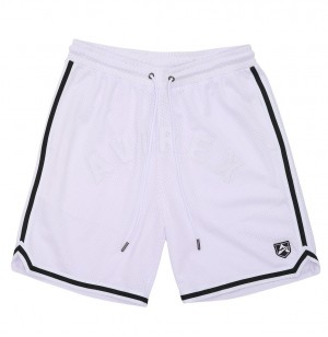Avirex Icon Mesh Short Pantaloncini Uomo Bianche | OWFSYNL-63