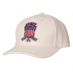 Avirex Icon Pelle Hat Cappelli Uomo Bianche | IVBNRZC-02