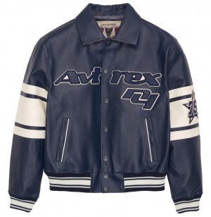 Avirex Limited Edition City Series Bronx Jacket Giacche Uomo Blu | HSVNMDU-68