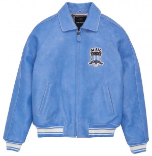 Avirex Limited Edition Denim Icon Jacket Giacche Uomo Blu | UAOFGHQ-01