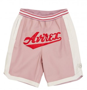 Avirex Script Usa Varsity Short Pantaloncini Uomo Viola | NYZIKDL-13