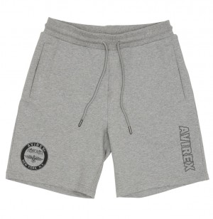 Avirex Stadium Short Pantaloncini Uomo Grigie | ZPHJCNU-43