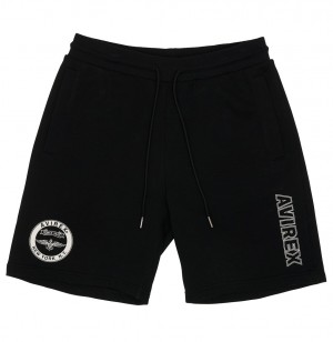 Avirex Stadium Short Pantaloncini Uomo Nere | MYTGKRP-31