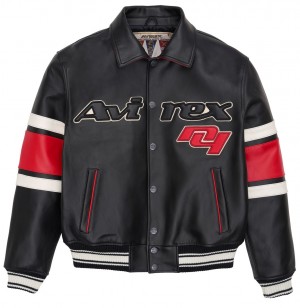 Avirex The Legend Jacket Giacche Uomo Nere | MTYDNSE-78